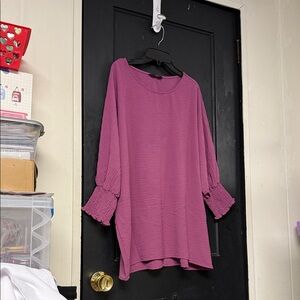 Elegant Purple Women's Top